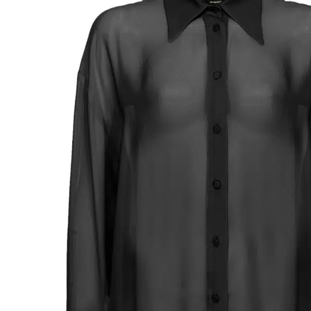 PINKO Camicia Lunga Con Piume