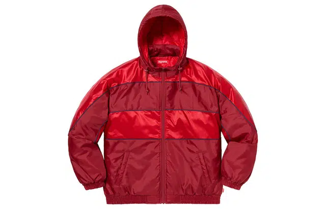 Supreme FW19 Week 4 Sports Piping Puffy Jacket