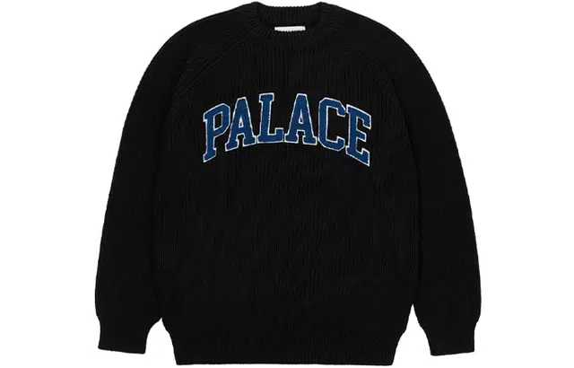 Palace Collegiate Knit Black
