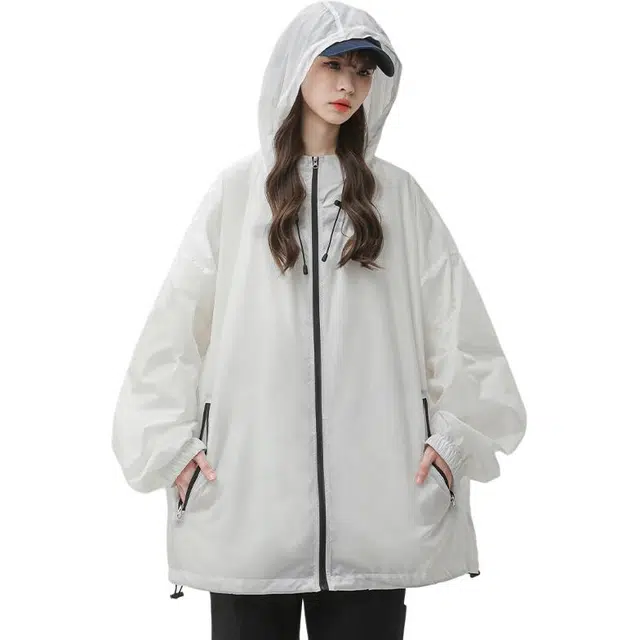 佐菲利 冰感轻薄简约高质量连帽防晒服 男女同款