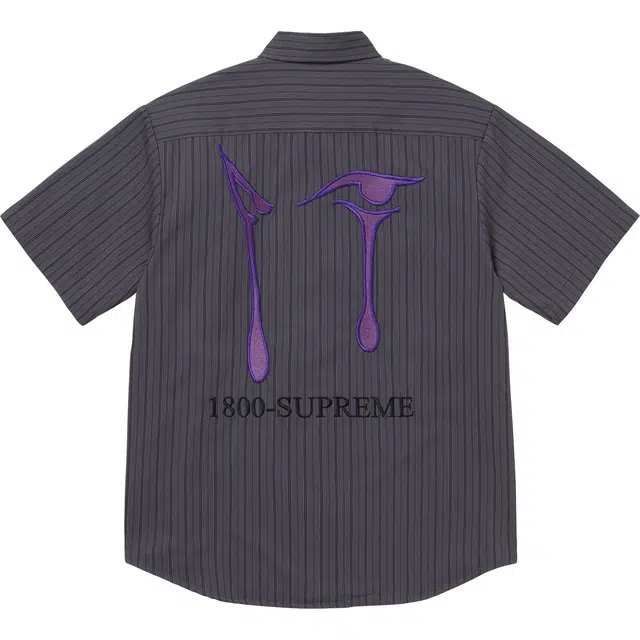 Supreme FW24 WEEK1 AOI Eyes SS Work Shirt