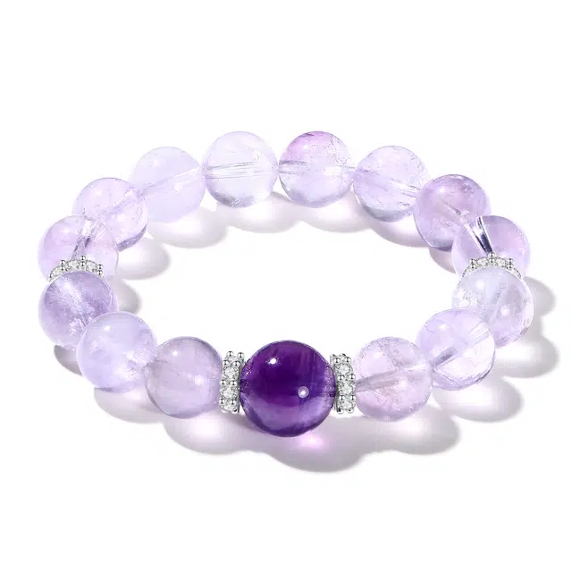 【普陀山官方已过香】 普陀山文创 九紫离火 事业顺利 成功上岸 招财进宝 能量加持 时来运转 新中式国潮 礼盒装 紫水晶 手串 女款