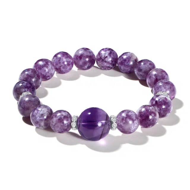 【官方已过香】 普陀山文创 新中式小众九紫离火能量 诸事顺遂好运纳福百搭 #好运 紫水晶 手串 男女同款情侣款