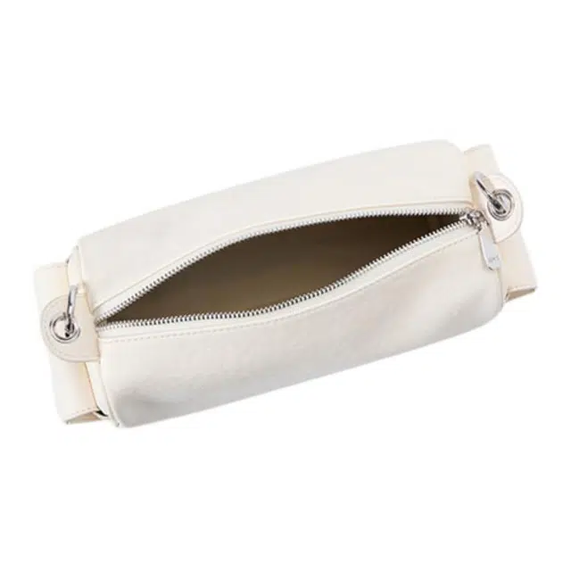 森马 时尚复古 合成革 单肩包 大号 女款 本白/胡桃棕/黑色