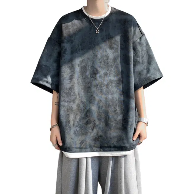 230PAINT STAIN vintageoversizeT