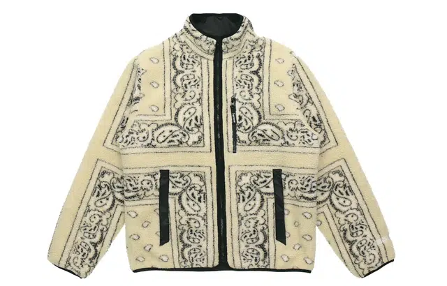 Supreme FW19 Week 3 Reversible Bandana Fleece Jacket