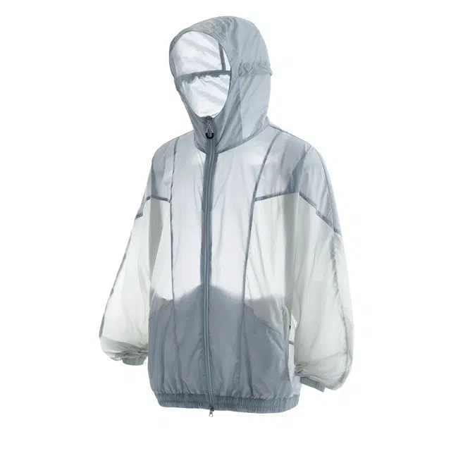 雅鹿 休闲个性拼接撞色简约宽松轻薄舒适凉感透气速干夹克外套 男女同款