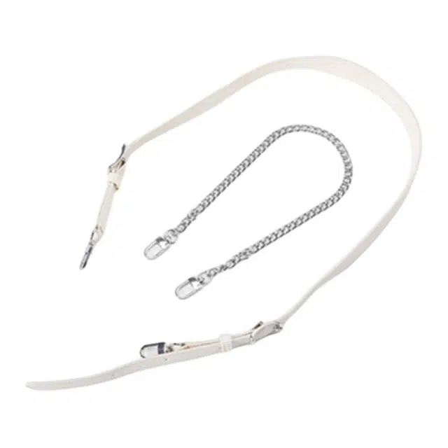 森马 时尚复古 合成革 单肩包 大号 女款 本白/胡桃棕/黑色