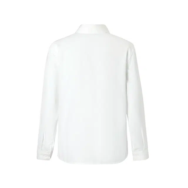 日暮星河 学院风休闲百搭舒适通勤长袖上衣日系百褶裙衬衫套装 女款 红茶拿铁