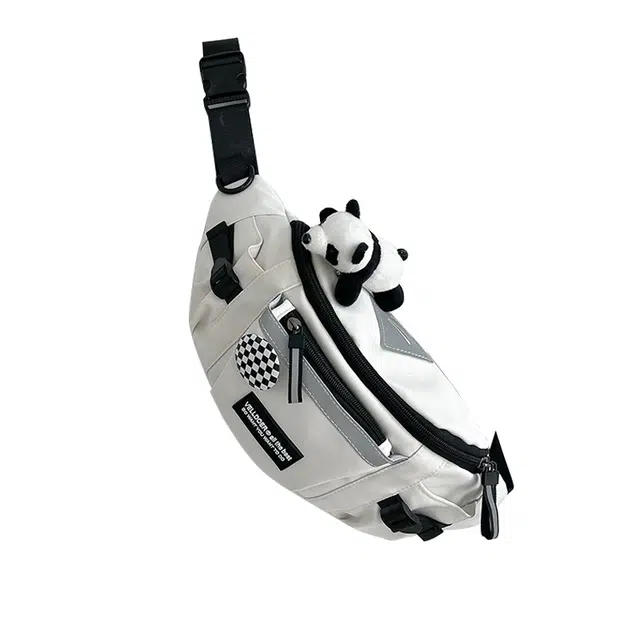 卡卡树 日系简约慵懒风时尚百搭通勤 复合布 斜挎包 常规 男女同款情侣款 多色