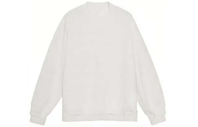 速写 圆领宽松长袖套头针织衫 男女同款