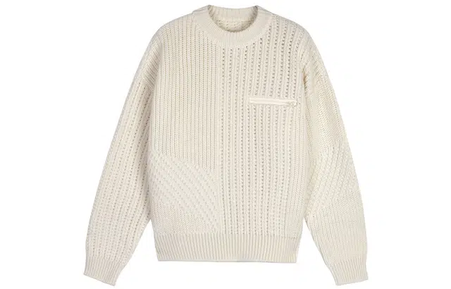 速写 套头圆领长袖针织衫 男女同款