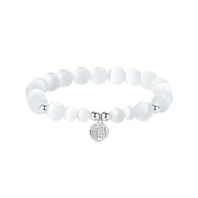 周百福 福气满满 小福牌新中式复古 简约时气质尚百搭 轻奢精致高级感 小众设计感串珠手饰#好运 琉璃 手串 女款