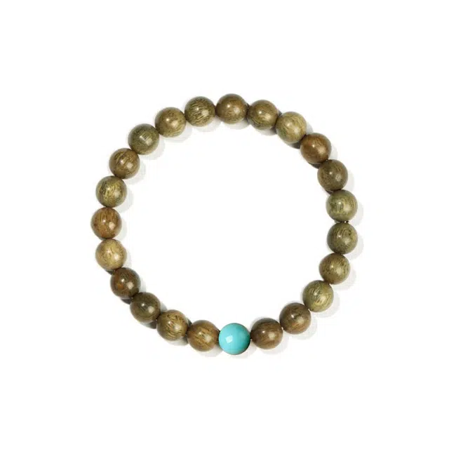 京华录 多财多福平安转运珠 原生态新中式佛珠盘完国潮时尚民族风复古文艺平安喜乐#好运节节高升学业顺利 绿檀 手串 男女同款情侣款