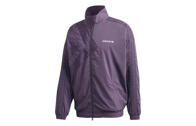 adidas Originals Logo Track Jacket Purple