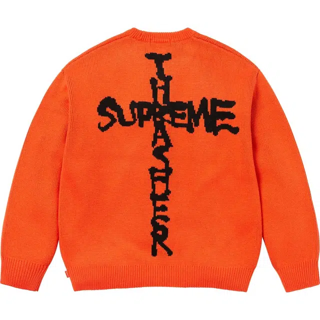 Supreme x THRASHER FW24 WEEK6 Sweater logo