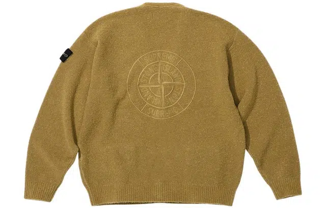 Supreme x Stone Island FW23 Bouclé Cardigan