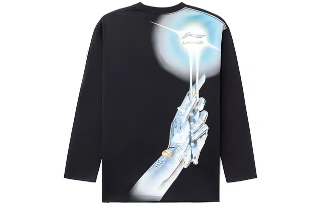 Li-Ning x Hajime Sorayama Black Long Sleeve Tee