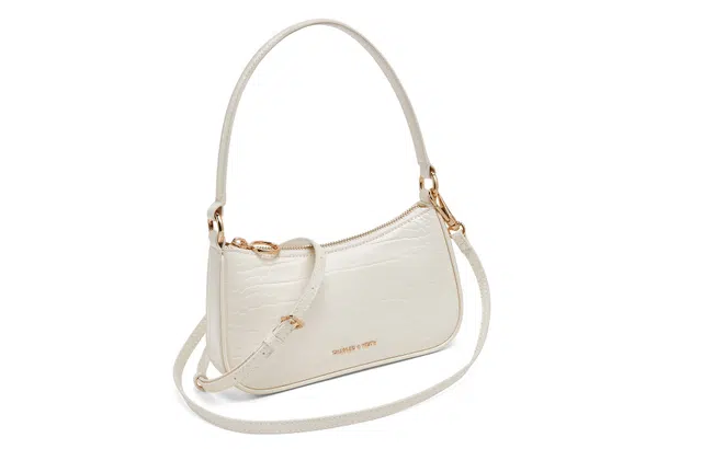 CHARLESKEITH ck PU Cream CrocoBlack Croco