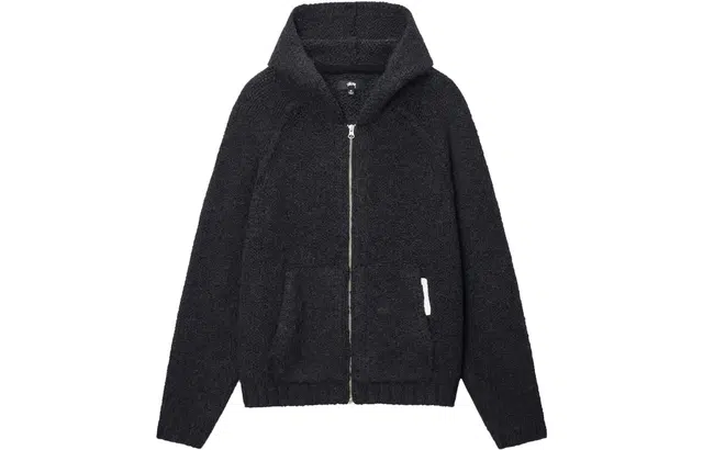 Stussy FW23 Chunky Knit Zip Hoodie
