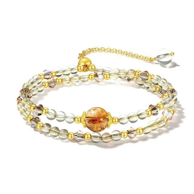 【普陀山官方已过香】 普陀山文创 吸金大满贯暴富招财黄塔晶转运珠转运暴富能量加持事业财运爆棚#好运 黄水晶 手串 男女同款情侣款