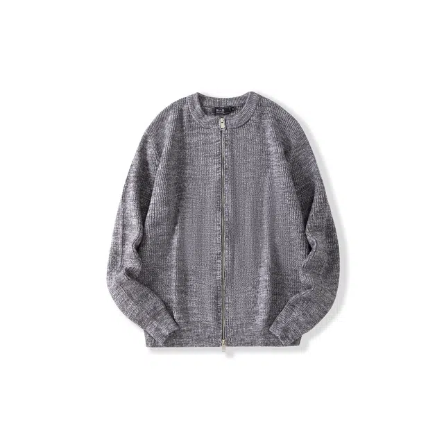 我是大卫 宽松慵懒纯色基础休闲长袖针织衫 男女同款