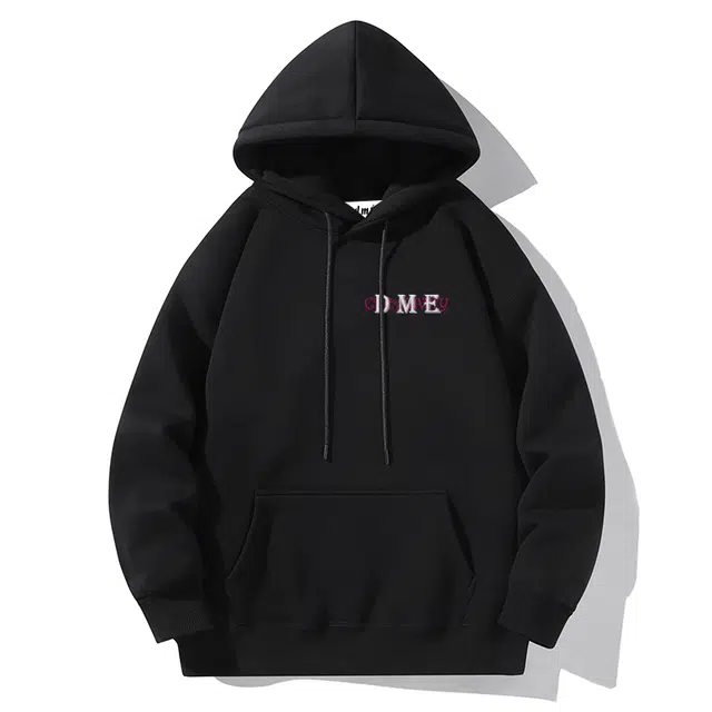 【dme】 字母美式高街潮流百搭时尚宽松休闲连帽卫衣 男女同款