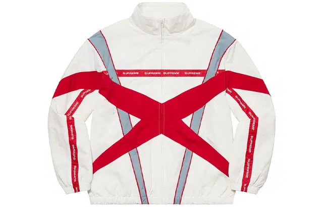 Supreme Cross Paneled Track Jacket