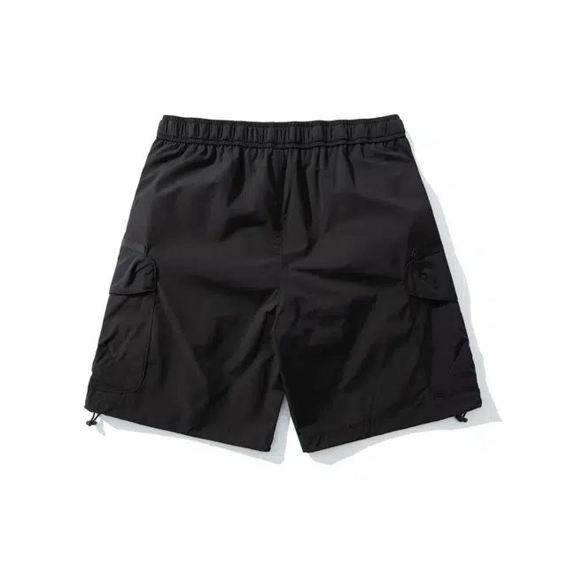 领航骆驼 户外美式高街舒适字母中腰系带百搭宽松休闲短裤 男款