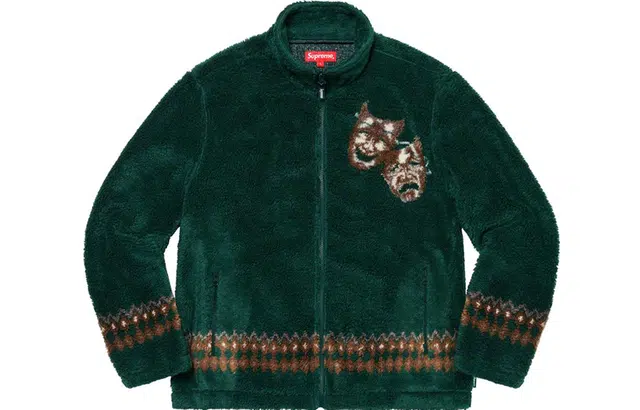 Supreme SS20 Week 2 Drama Mask Fleece Jacket