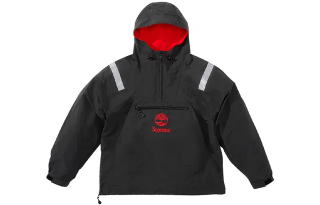 Supreme Week 12 x Timberland Reflective Taping Anorak Logo