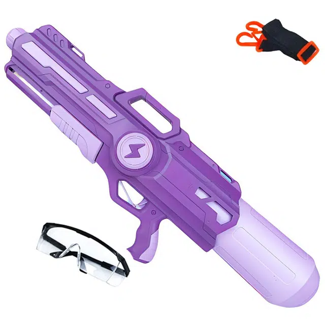 简普森 抽拉式大容量喷水高压 枪型玩具