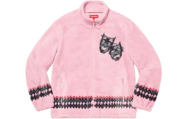 Supreme SS20 Week 2 Drama Mask Fleece Jacket