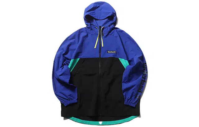 Timberland Two-Tone Hooded Zip Jacket Blue