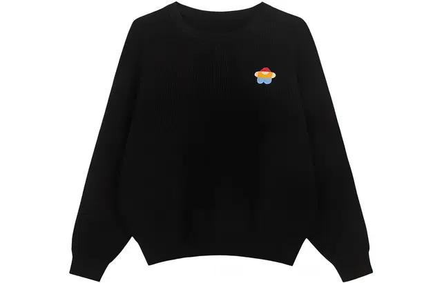 bosieagender Little Flower Crewneck Knit Sweater