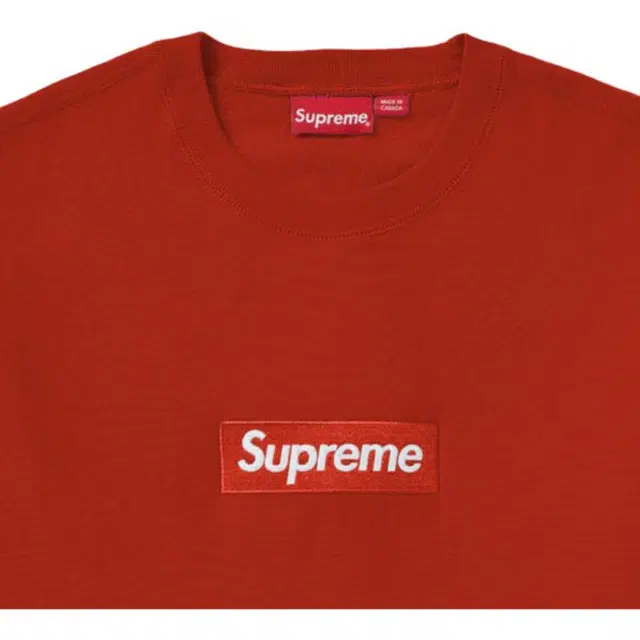 Supreme FW18 Box Logo Crewneck Rust BOGO