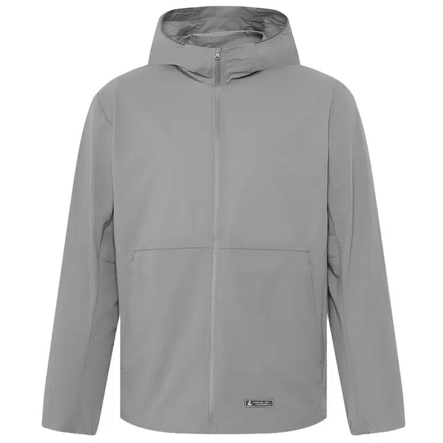 利郎 轻薄商务休闲连帽纯色空调服皮肤衣夹克外套 男款