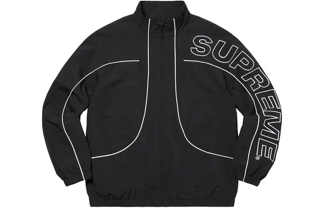 Supreme FW20 Week 1 Piping Track Jacket Logo