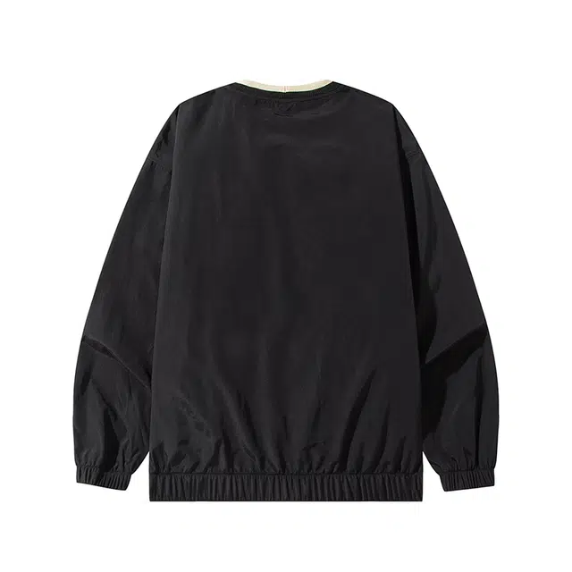 曲韩 打底衫潮流拼接上衣服长袖卫衣 男女同款