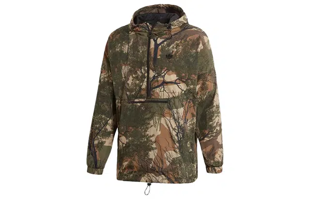 adidas Originals Camo Half-Zip Hoodie