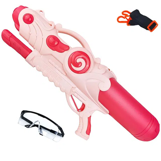 简普森 抽拉式大容量喷水高压 枪型玩具