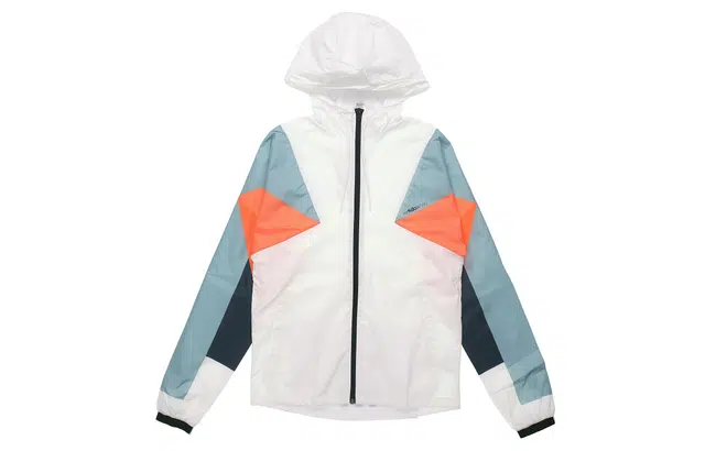 adidas neo Windbreaker Hoodie White Legend Ink Blue