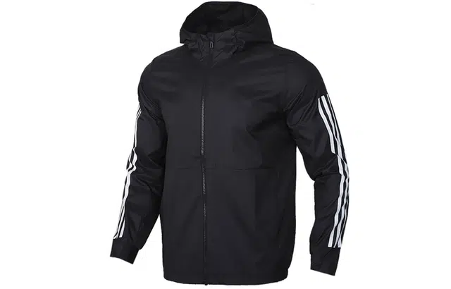 adidas Hooded Jacket Black