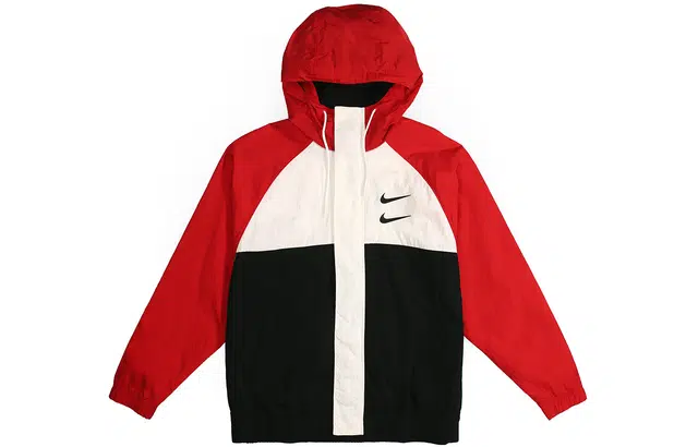 Nike Sportswear Swoosh Windbreaker Jacket Red