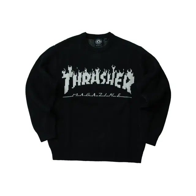 THRASHER 2023 SMU8-Bit Flame Sweater