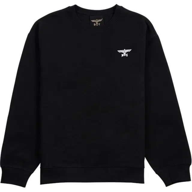 Boy London Knit Crewneck Sweatshirt Black