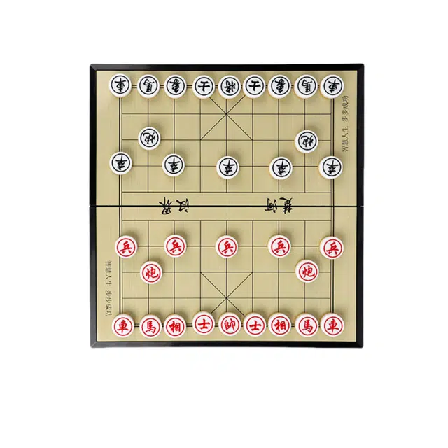乐智由我 中国象棋磁石高档大号棋盘便携式 桌游