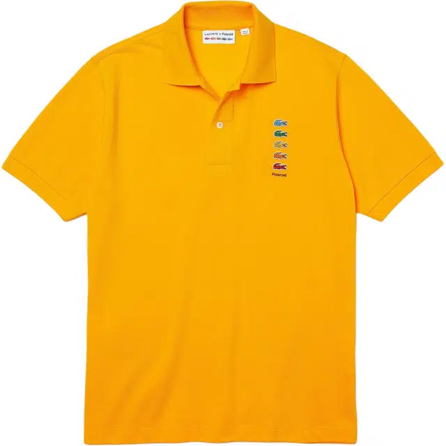 Lacoste x Polaroid Cream Polo