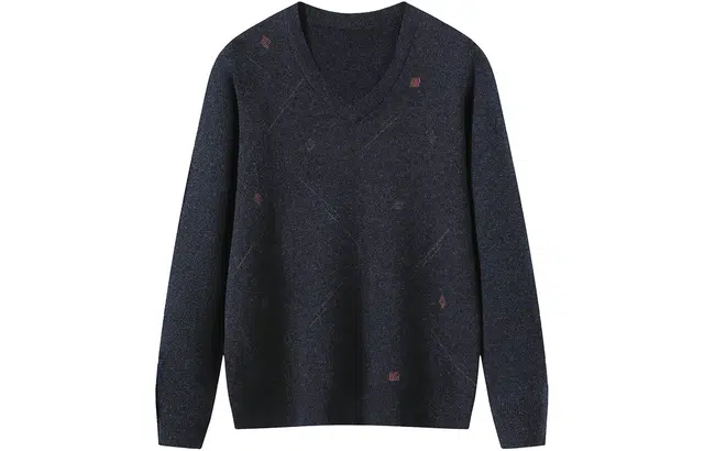 恒源祥 打底长袖加厚羊毛针织毛衣 男款