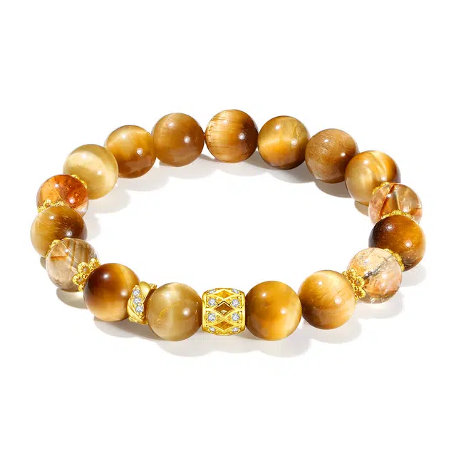 【普陀山官方已过香】 普陀山文创 财源滚滚 有钱暴富 轻奢小众精致 国潮能量爆棚 接财运 新中式  礼盒装 黄水晶 手串 女款